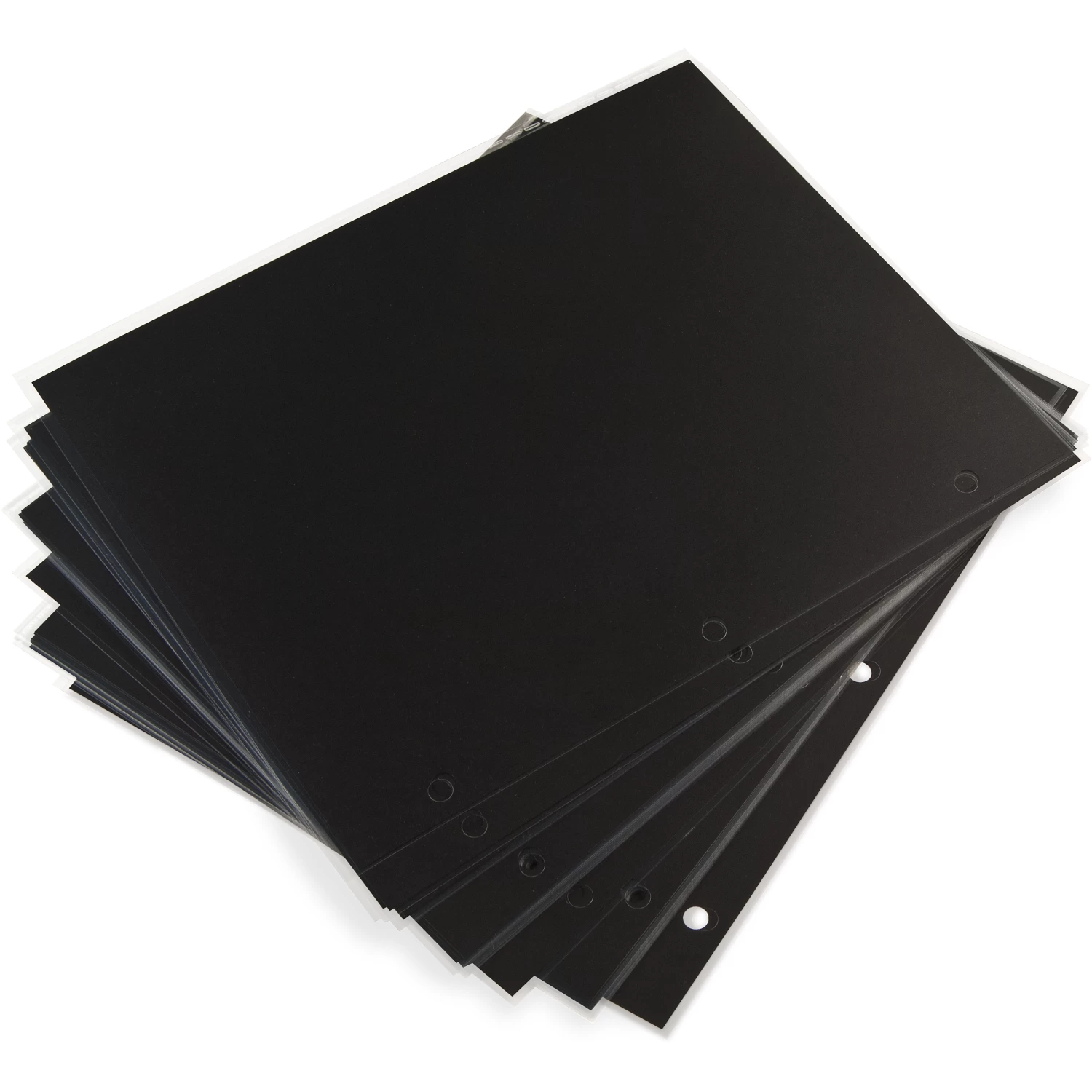 9 1/2 X 11 1/2" 3-Hole Punched Mounting Pages With Protectors (25-Pack) 3 9 1/2 X 11 1/2" 3-Hole Punched Mounting Pages With Protectors (25-Pack)