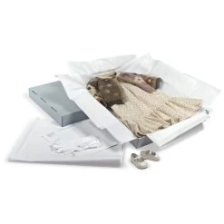 Gaylord Archival® Blue E-flute Deep Lid Children's Clothing Preservation Kit