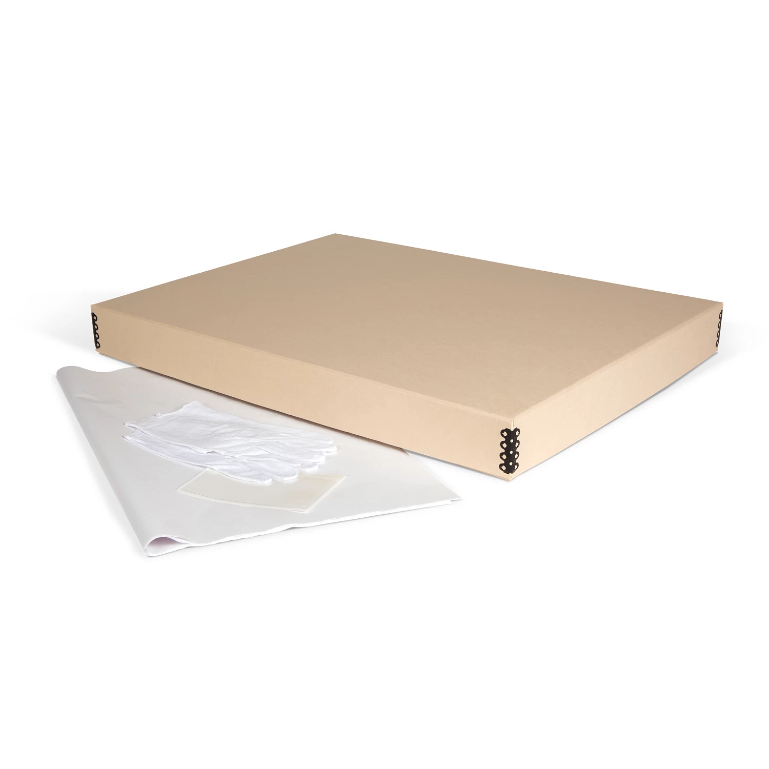 Gaylord Archival® Tan Barrier Board Children's Clothing Preservation Kit 4 Gaylord Archival® Tan Barrier Board Children's Clothing Preservation Kit - Image 2