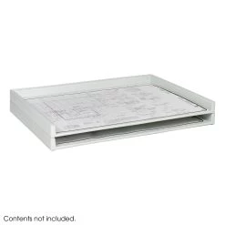 Safco® 45 1/4" Horizontal Stacking Trays (2-Pack)