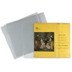 1.5 Mil Polypropylene Record Sleeve Covers (100-Pack)