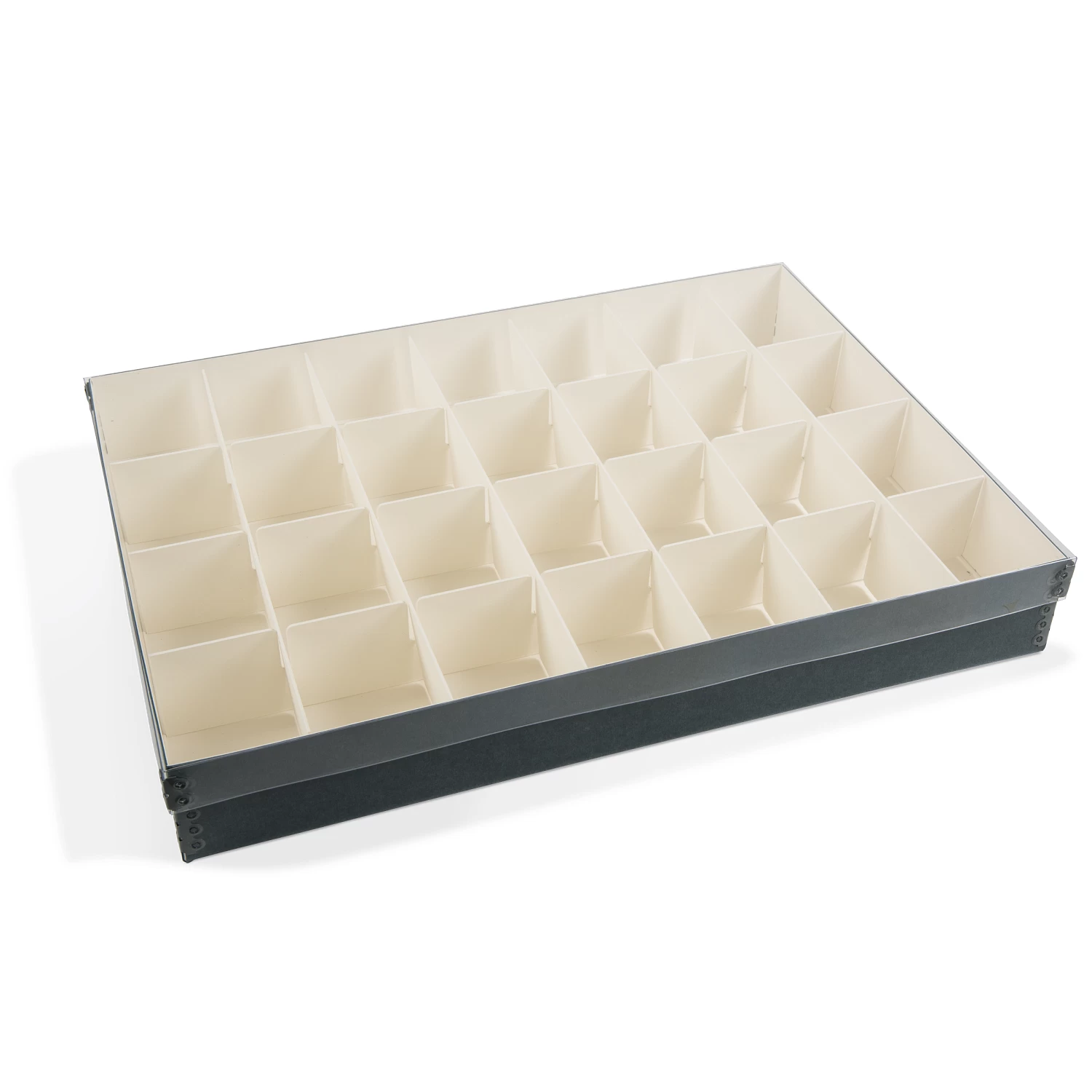 Gaylord Archival® Clear Lid 28-Compartment Ornament Box 4 Gaylord Archival® Clear Lid 28-Compartment Ornament Box - Image 2