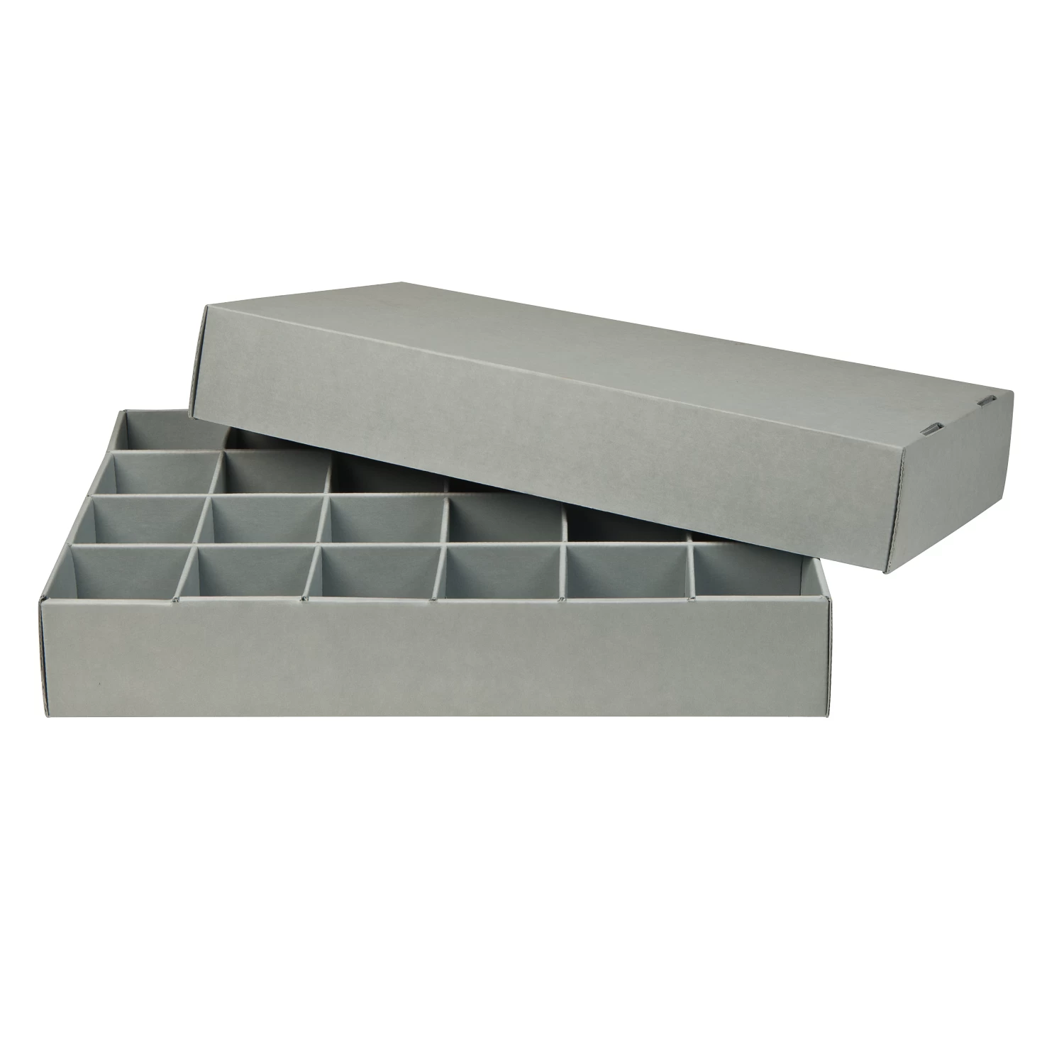 Gaylord Archival® E-flute Board Lid 12-Capacity Multi-Divider Box 3 Gaylord Archival® E-flute Board Lid 12-Capacity Multi-Divider Box