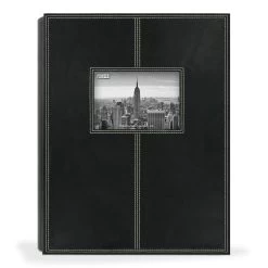 Pioneer® Leatherette Photo Album With Contrast Stitching