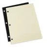 Gaylord Archival® 9 1/2 X 11" 3-Hole Punched Mounting Pages (50-Pack) -Preservation Shop 9X11BL