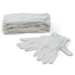 Cotton Gloves (12 Pairs) -Preservation Shop A3688A
