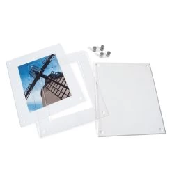 Gaylord Archival® Essential Acrylic Sandwich Frame Kit With Acrylic Mat -Preservation Shop AFK810Ma