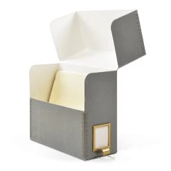 Gaylord Archival® DuraShield Flip-Top Document Case With Label Holder 7 Gaylord Archival® DuraShield Flip-Top Document Case With Label Holder -Preservation Shop BES12105LHb