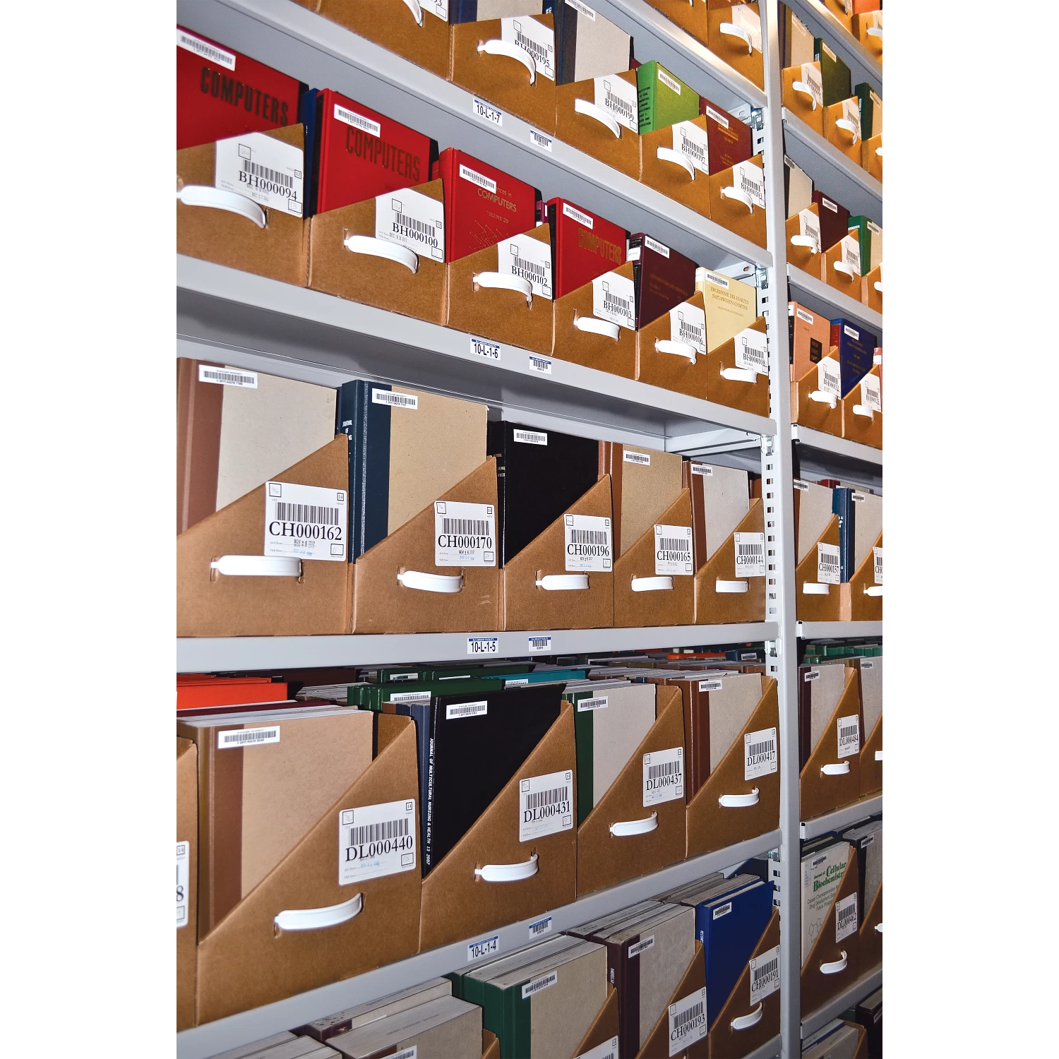 Gaylord Archival® Brown Kraft B-flute Book Tray With Handles 4 Gaylord Archival® Brown Kraft B-flute Book Tray With Handles - Image 2