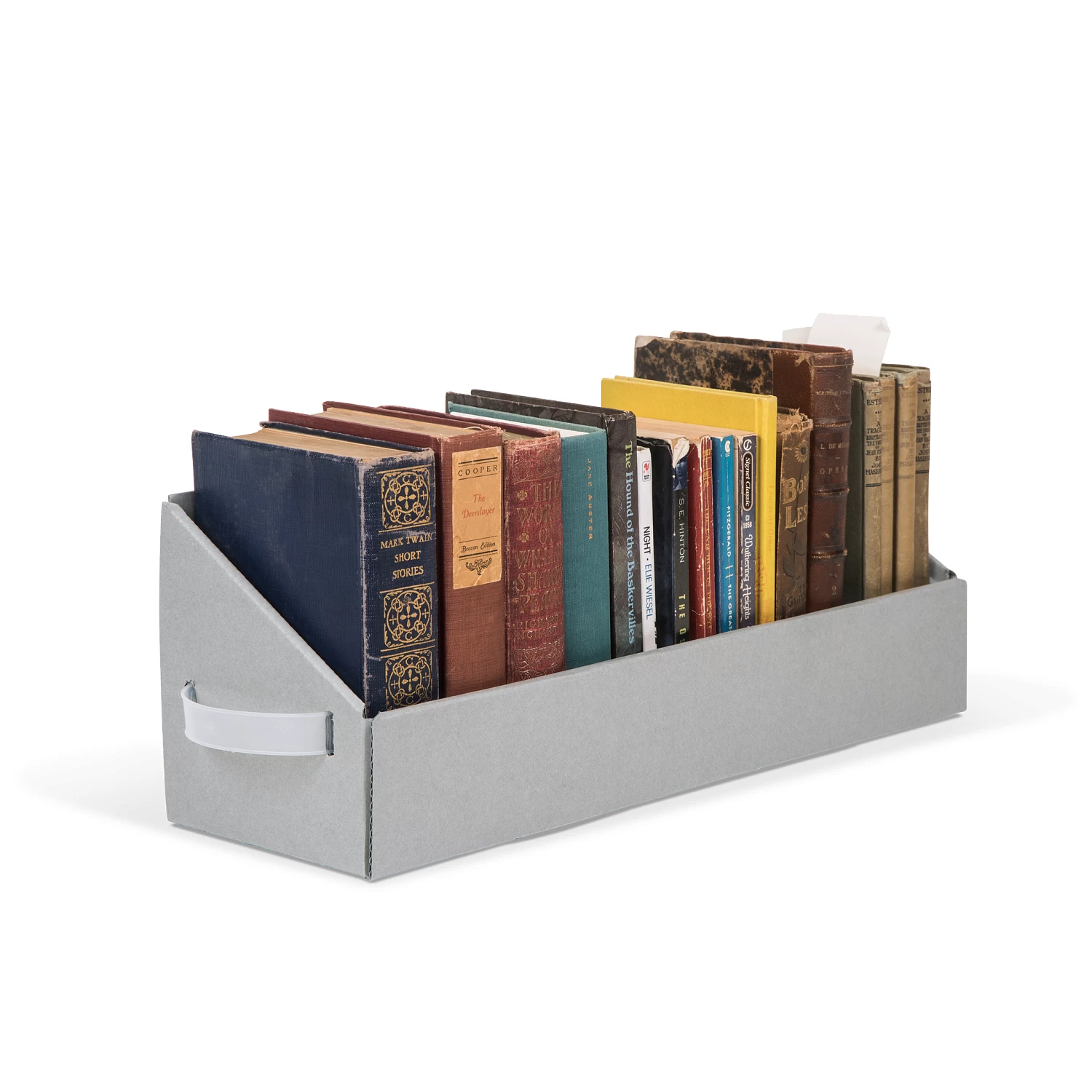 Gaylord Archival® Blue B-flute Book Tray With Handles 3 Gaylord Archival® Blue B-flute Book Tray With Handles