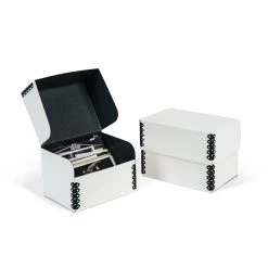 Gaylord Archival® White Barrier Board Flip-Top Photo & Print Box