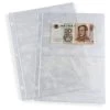 Archival Polyester 2-Pocket Currency Page -Preservation Shop CP713a