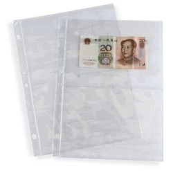 Archival Polyester 2-Pocket Currency Page