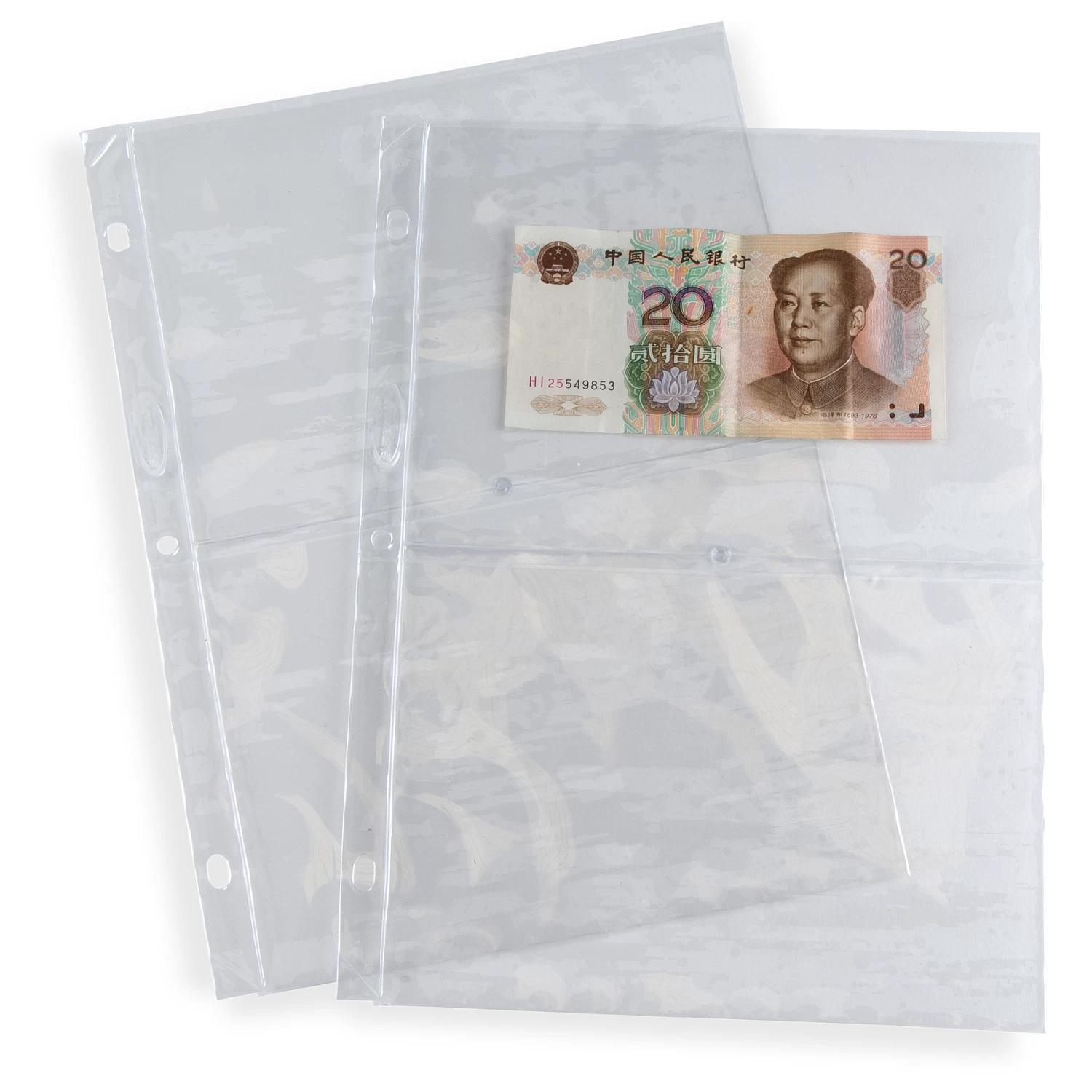Archival Polyester 2-Pocket Currency Page 3 Archival Polyester 2-Pocket Currency Page