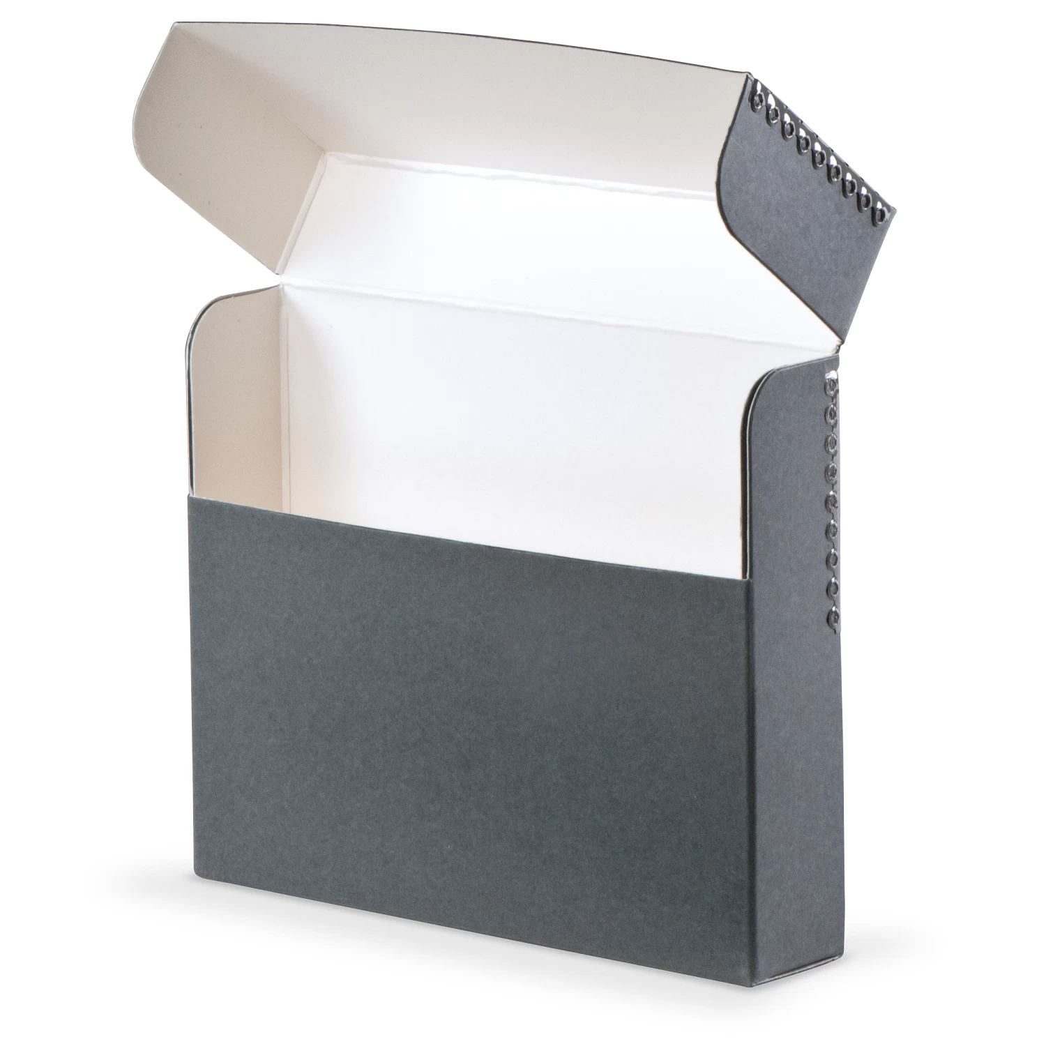 Gaylord Archival® Blue/Grey Barrier Board Flip-Top Document Case 4 Gaylord Archival® Blue/Grey Barrier Board Flip-Top Document Case - Image 2