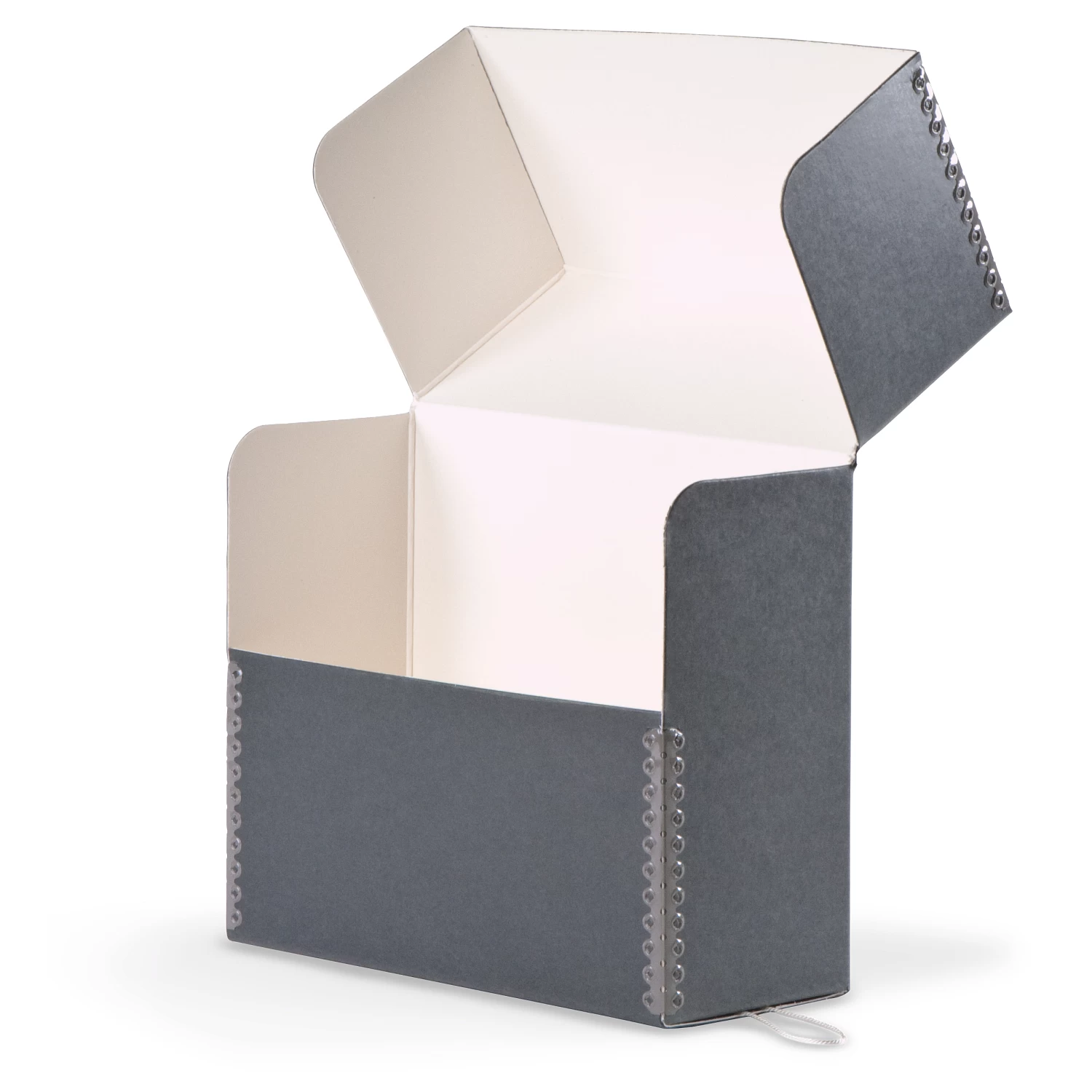 Gaylord Archival® Blue/Grey Barrier Board Flip-Top Document Case 3 Gaylord Archival® Blue/Grey Barrier Board Flip-Top Document Case