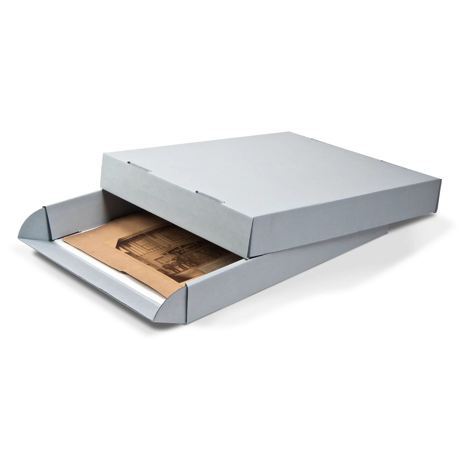 Gaylord Archival® Drop-Front Print Boxes (5-Pack) 3 Gaylord Archival® Drop-Front Print Boxes (5-Pack)