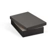 Gaylord Archival® Black Barrier Board Shallow Lid Storage Box