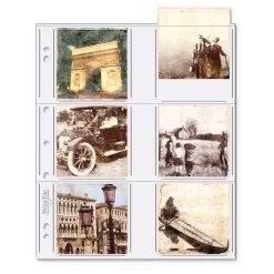 Print File® Square Format Polypropylene Album Pages (25-Pack)