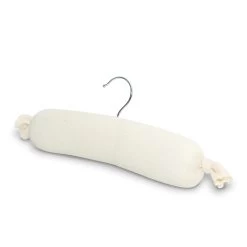 Hangerbee Wooden Core Padded Hanger With Chrome Hook -Preservation Shop HBXS10