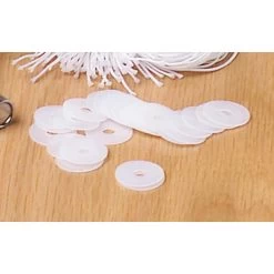 Scovill Fasteners Flat Bottom Washers For Rivet Fastening Machines (100-Pack)