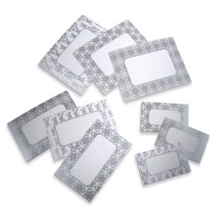 Gaylord Archival® Morgan Series Metallic Silver Label Inserts (9-Pack)