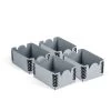Gaylord Archival® Blue E-flute 2 1/8 X 3" Internal Trays For Modular Box System (4-Pack) 1 Gaylord Archival® Blue E-flute 2 1/8 X 3" Internal Trays For Modular Box System (4-Pack) -Preservation Shop MOD 32