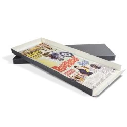 Gaylord Archival® Blue/Grey Barrier Board Drop-Front Insert Sheet Poster Box