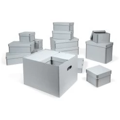 Gaylord Archival® Blue Nesting Storage Boxes