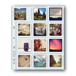 Print File® 4 Mil Polypropylene 120mm Slide Pages (100-Pack)