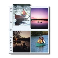 Print File® 8 Mil Polypropylene Album Pages For 4 X 5" Prints (25-Pack)