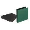 1 1/2" D-Ring Buckram Photo Preservation Album With 50 Black Pages & Protectors 2 1 1/2" D-Ring Buckram Photo Preservation Album With 50 Black Pages & Protectors -Preservation Shop PPBA12112