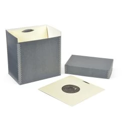 Gaylord Archival® Blue/Grey 45 Rpm Record Box