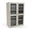 Mid-Depth Museum Cabinet With Glass Doors 2 Mid-Depth Museum Cabinet With Glass Doors -Preservation Shop STD532G 1
