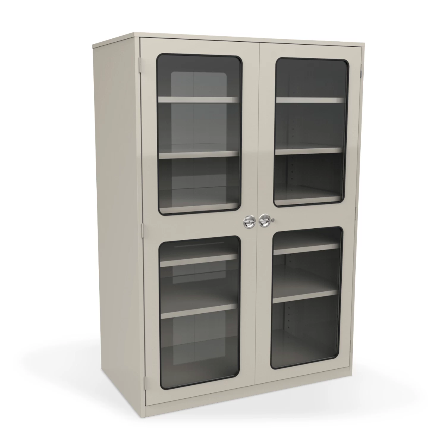 Full-Depth Museum Cabinet With Glass Doors 3 Full-Depth Museum Cabinet With Glass Doors