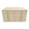 Gaylord Archival® Extra-Large Locking 8-Drawer Horizontal Flat File 2 Gaylord Archival® Extra-Large Locking 8-Drawer Horizontal Flat File -Preservation Shop XLFF864