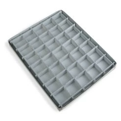 Gaylord Archival® 35-Compartment Blue Artifact Tray