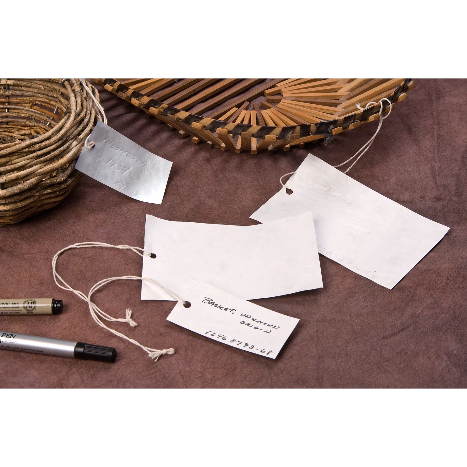 Gaylord Archival® Tyvek® Prestrung Artifact Tags (100-Pack) 3 Gaylord Archival® Tyvek® Prestrung Artifact Tags (100-Pack)