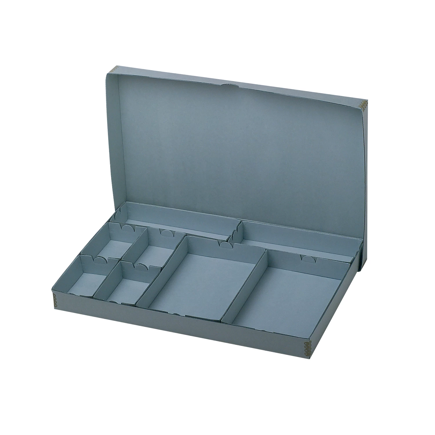 Gaylord Archival® Blue E-flute Board Lid Modular Box System 3 Gaylord Archival® Blue E-flute Board Lid Modular Box System