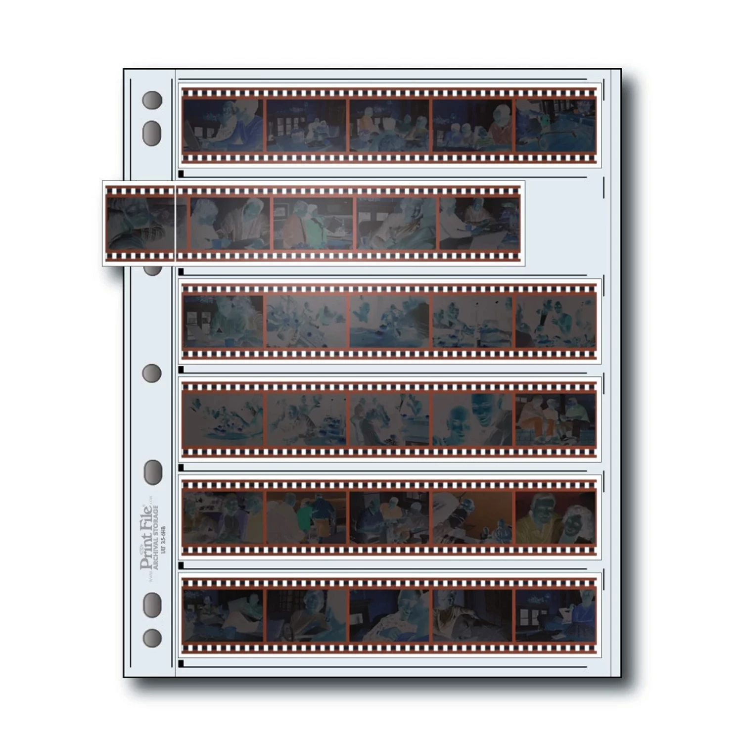 Print File® Ultima Polypropylene 35mm Negative Preservers (25-Pack) 3 Print File® Ultima Polypropylene 35mm Negative Preservers (25-Pack)